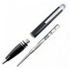 Excellent MONTBLANC Ballpoint Pen Starwalker New Blue Dome White Star Twist Type Used