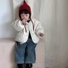 Children's autumn and winter clothing winter new children's clothing baby thickened sweater boys jeans set