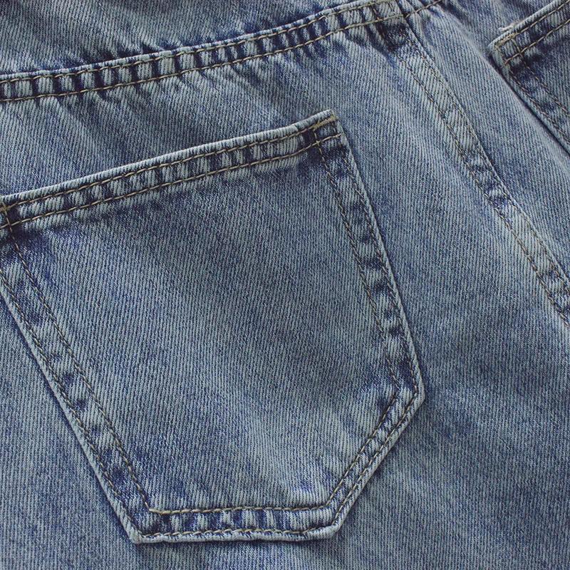 High-Waist Slim Slit Denim Skirt - Women's Spring/Summer 2022