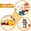 Wooden Color Sorting Stacking Shape Matching Colors Recognition Building Blocks Dress up Puzzle for