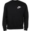 Nike Logo Print Crewneck Pullover Sweatshirt FB7685-010