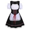 Damen Kurzarm-Kostümkleid mit Bindevorderteil für Party und Freizeit