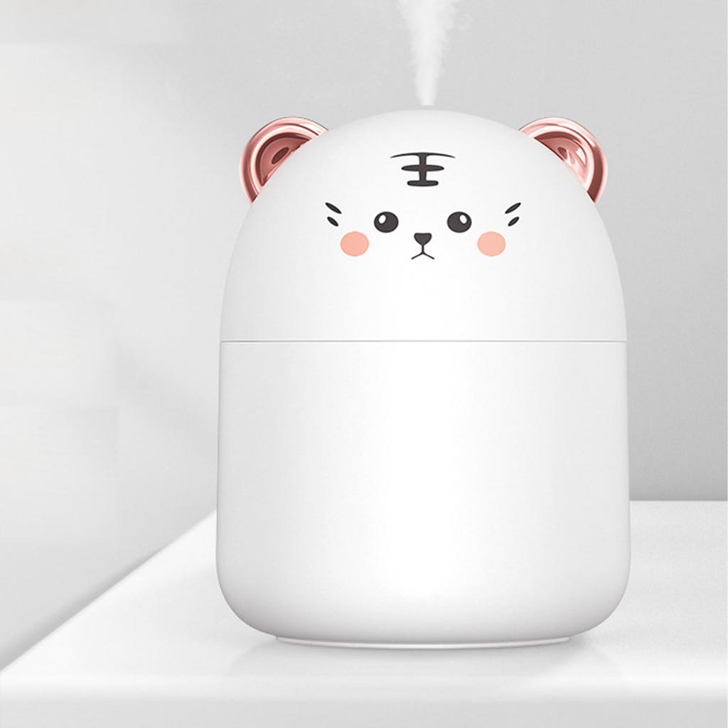 Mini Luftbefeuchter Niedliche Cartoon-Tierform USB-betrieben Leise Tragbar Kleiner Luftbefeuchter für Zuhause