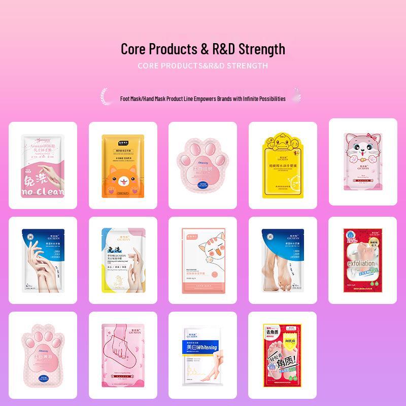 Niacinamide Cat Paw Hand Mask: Hydrating, Whitening, and Nourishing Gloves for Fine Line Reduction and Manicure Care.