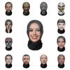 Unique Skull Head Full Face Mask Stylish Mesh Design Party Costume Accessory For Halloween And Christmas Celebrations
