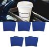 5PCS Reusable Coffee Cup Sleeve   Fastener Neoprene Insulated Cup Sleeve for Iced and Hot Drinks Beverages