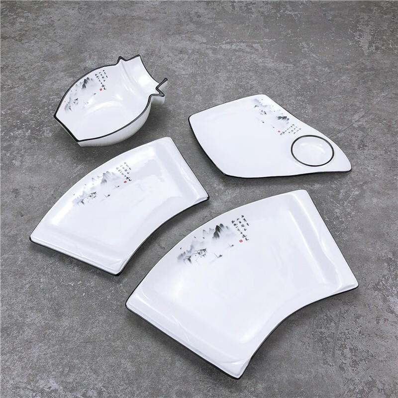 Pure White Ceramic Dinner Plate