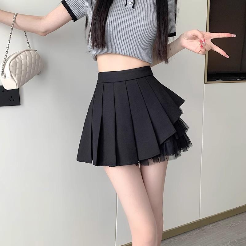 

Slimming Puff Skirt A-line Mini Casual All-match Versatile Skirt for Women Summer Plus Size Pleated Skirt High-waisted Skirt Bubble Skirt 2xl