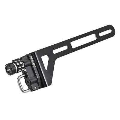 Încuietoare pentru cască de motocicletă Daytona pentru plăcuța de înmatriculare Partea stângă Suport pentru cască Tip cadran 48520