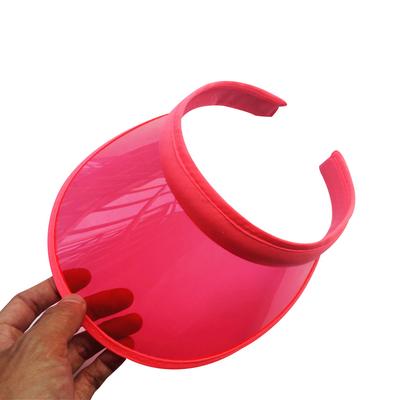 Baseball Cap Candy Color Sunscreen Outdoor Sports Clip-On Plastic for Sun Visor