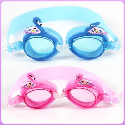 Yüzme Gözlüğü Çocuk Çizgi Film Sevimli HD Su Geçirmez Buğu Önleyici Yüzme Gözlüğü Ayarlanabilir Ayna Kayış Su Sporu Renkli Gözlükler