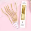 Candle Party Event  6pcs Curved Cake Candles  Original Birthday Wedding Decoration Festive Supplies