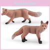Hochwertige PVC-Rotfuchs-Modelle Atemberragende Waldtier-Dekoration Für Spiel und Ausstellung