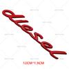 3D Metal Diesel Engine Logo Stickers Car Rear Trunk Emblem Badge For Dodge RAM Caliber Viper  Jeep Wrangler Car Styling G3