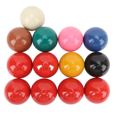 13pcs Snooker Balls Professional Standard 2.1in Diameter Replacement Resin Billiard Balls Set for