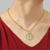Dawapara Sigil of Lilith Necklace Seal Supernatural Amulet Stainless Steel Gothic Pagan Jewelry Religious Gift