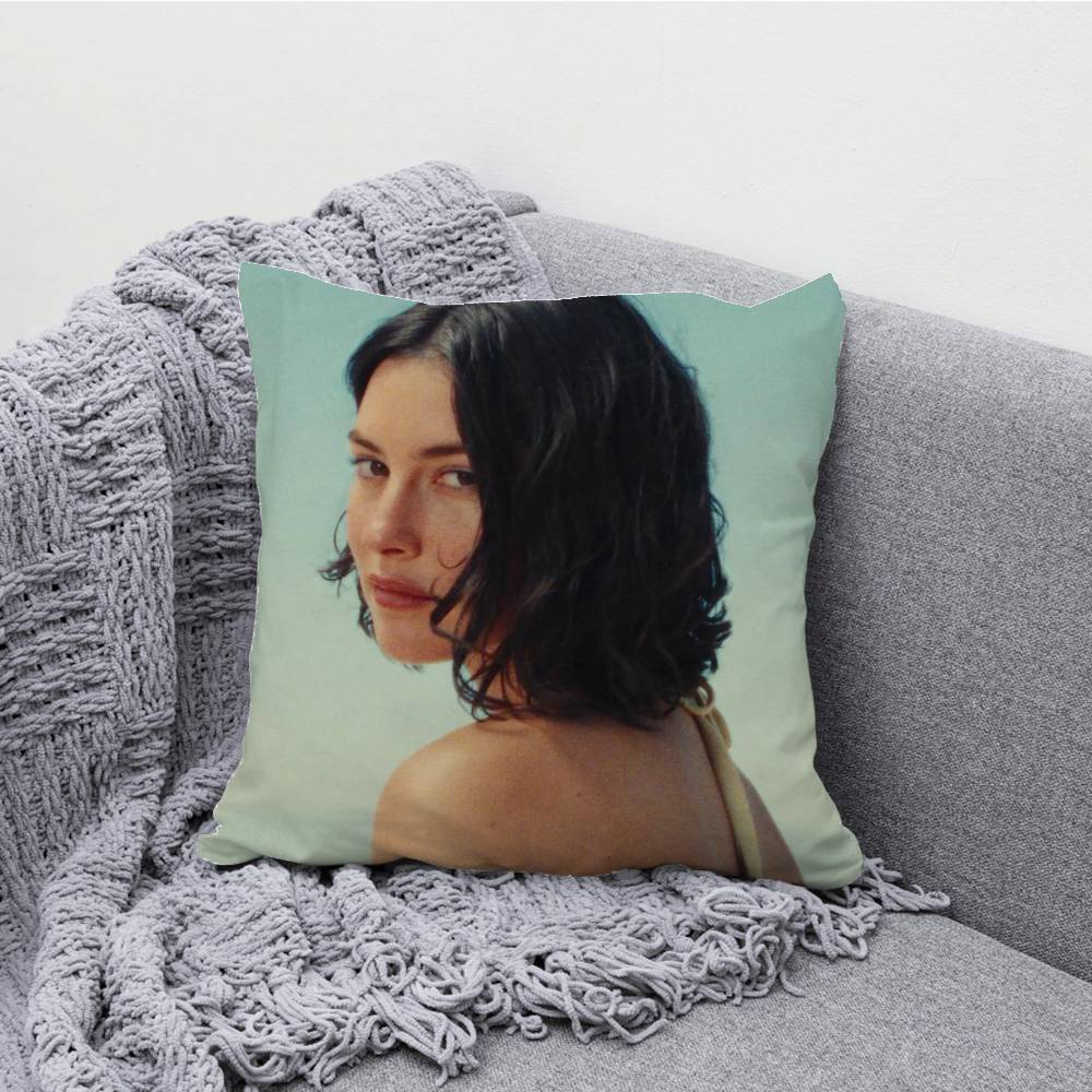 G-Gracie A-Abrams Throw Pillow Case For 45x45cm 55x55cm 30x30cm Square Car Pillowcase Home Bedchamber Decor Gift