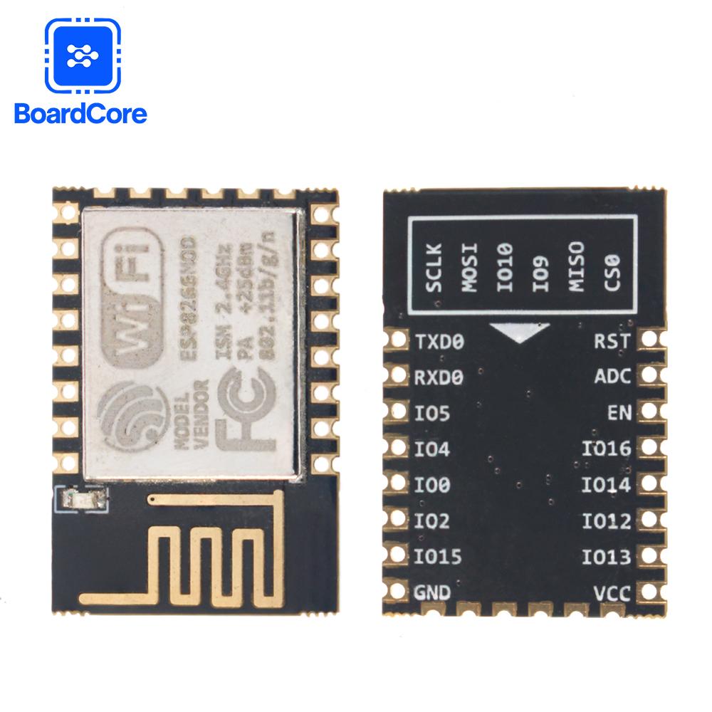 2PCS ESP8266 ESP-12E ESP-12F WiFi Serial Module Microcontroller Wireless Transceiver Remote Port Network Module