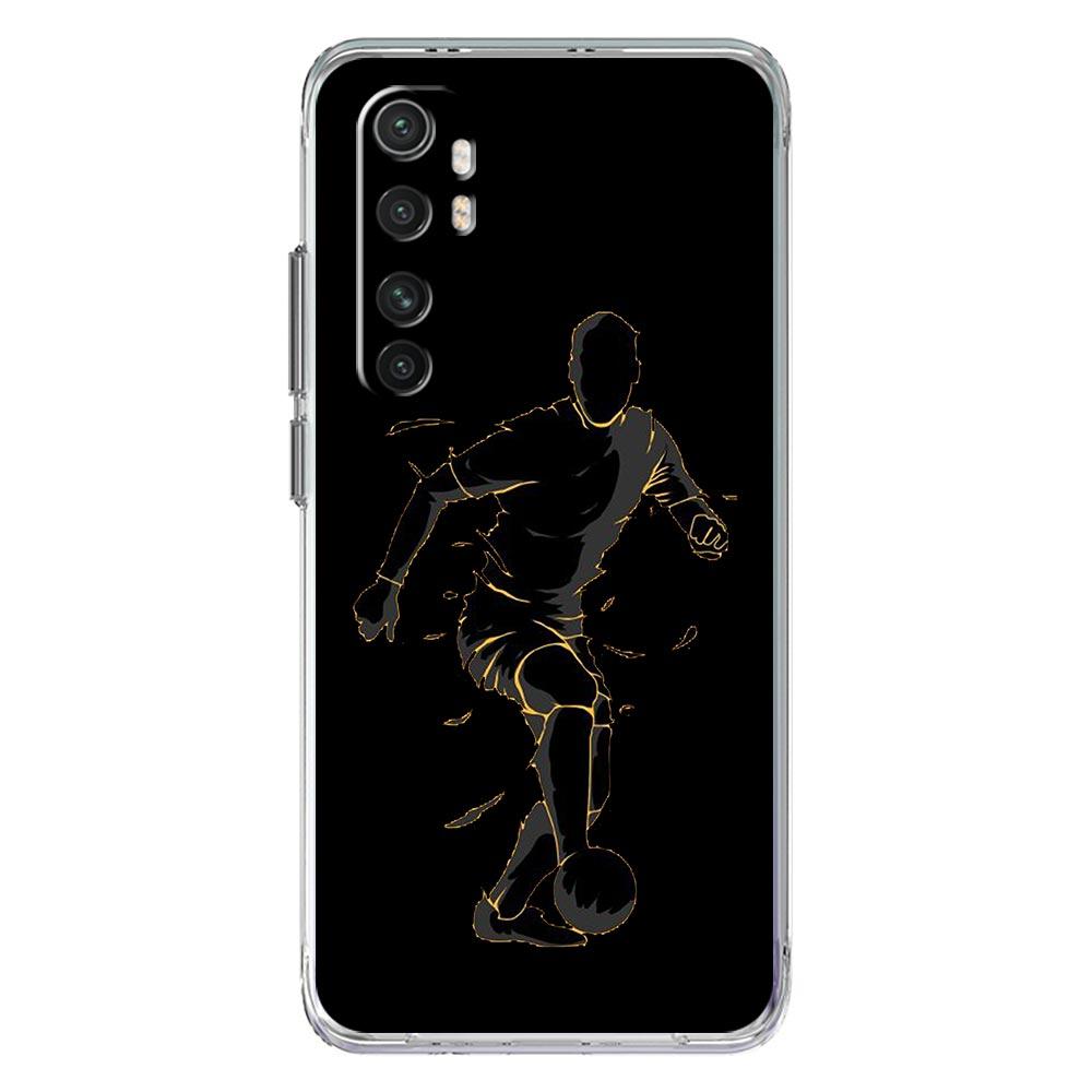 Football Player Soccer Art Phone Case For Xiaomi Mi 12T 10 12 Lite 11 Ultra 11X 11T Pro Poco X4 X3 NFC F3 M3 M4 5G Clear Cover