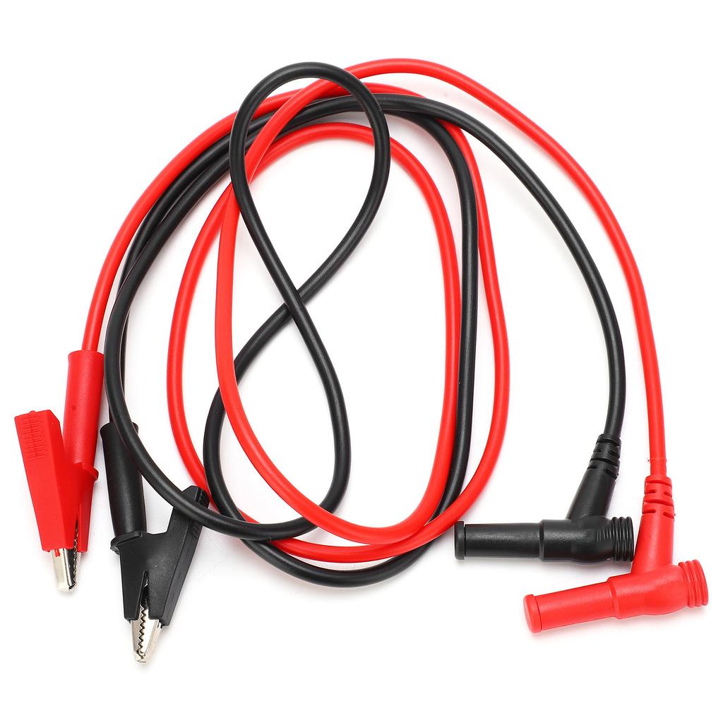 P08 4mm Multimeter Test Line DIY Plug to Clip Testing Cable for Car Diagnosis Testing