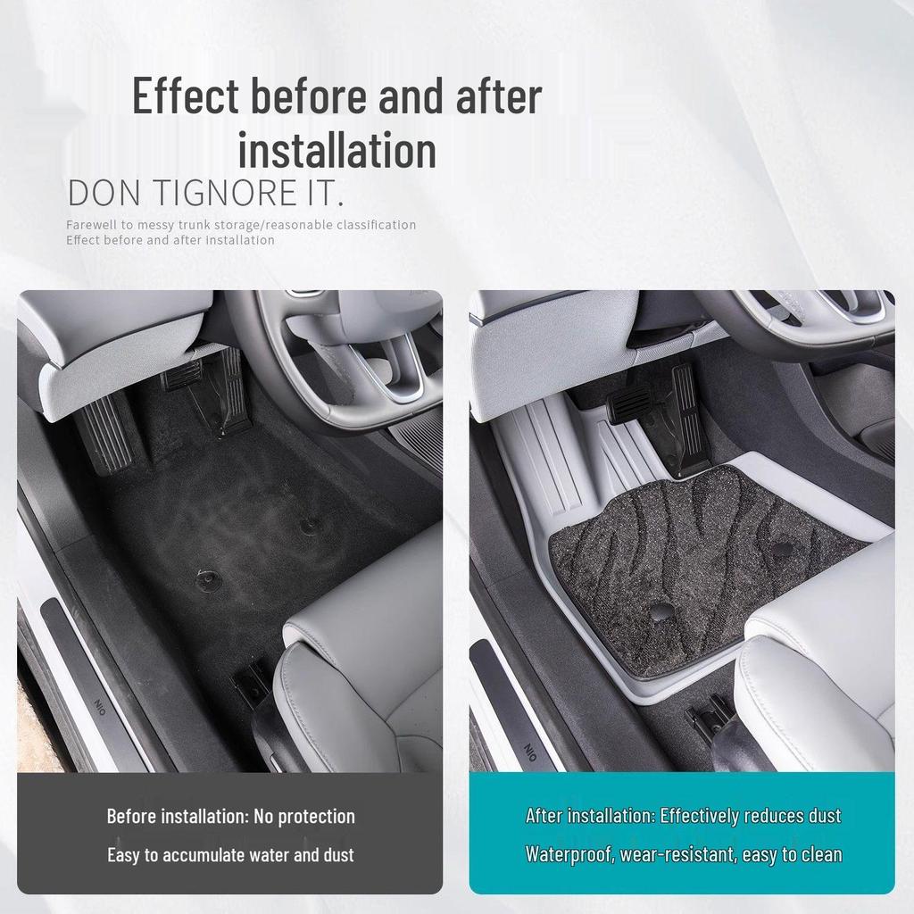 2024 NIO ET5/ET5T TPE Floor Mats: Custom Fit, Fully Enclosed Auto Interior Accessory