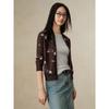 JUZUI Women's Animal Jacquard Knit Jacket