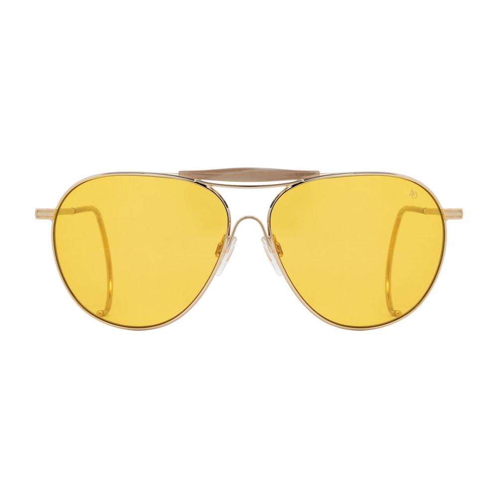 American Optical Hazemaster 1orn Men Sunglasses Gold/59-13-175