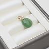 2PCS Faceted Design Gemstone Pendant Diamond Cut Faceted Crystal Pendant  For Earring Craft