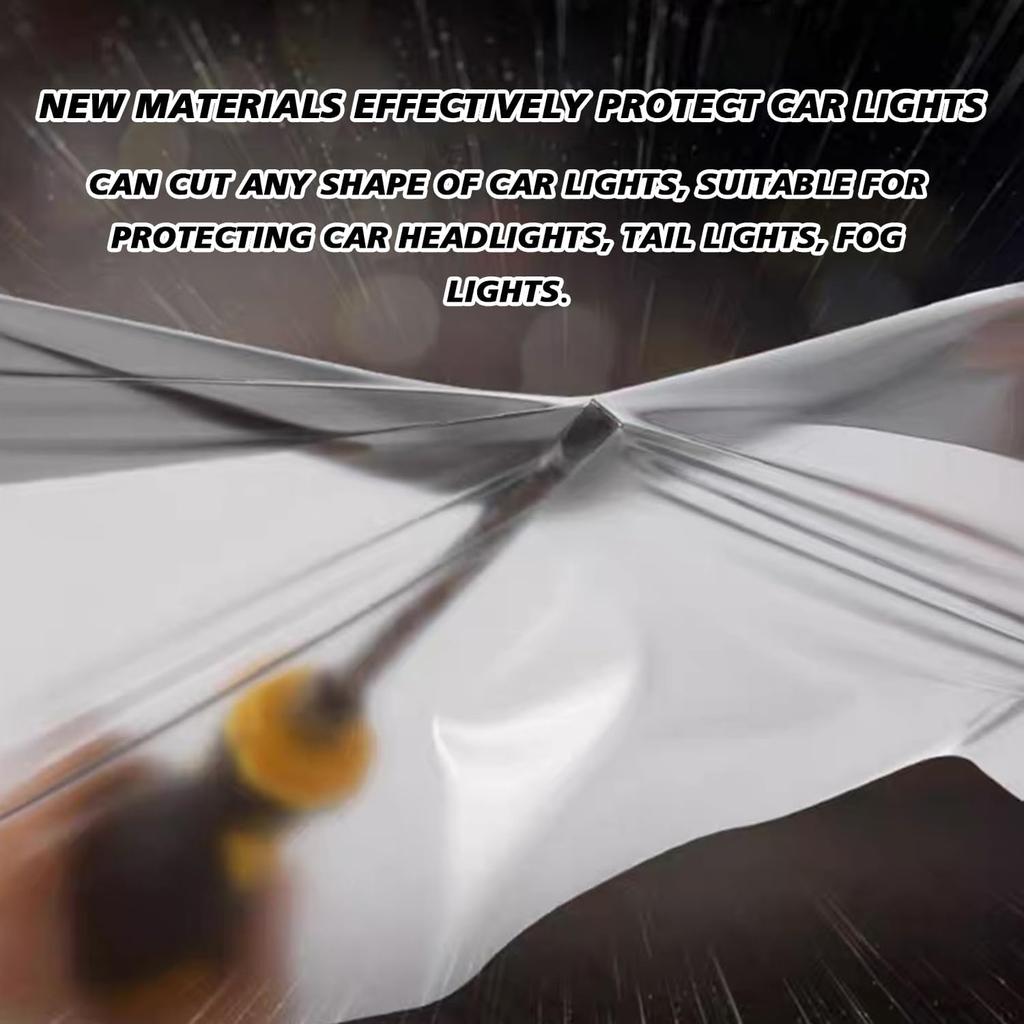 Tint Film For Taillight Headlight Fog Light, 12×48 Inches Vinyl Self-Adhesive Car Tail Light Tape, Brake Light Headlight Cover Protection Film Color