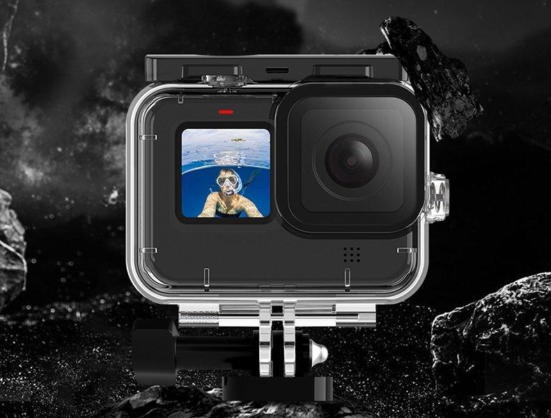 Case for GoPro Hero 9, Waterproofcase, Clear