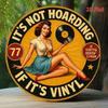Vintage Metal Poster Wall Art Vinyl Gift for Women