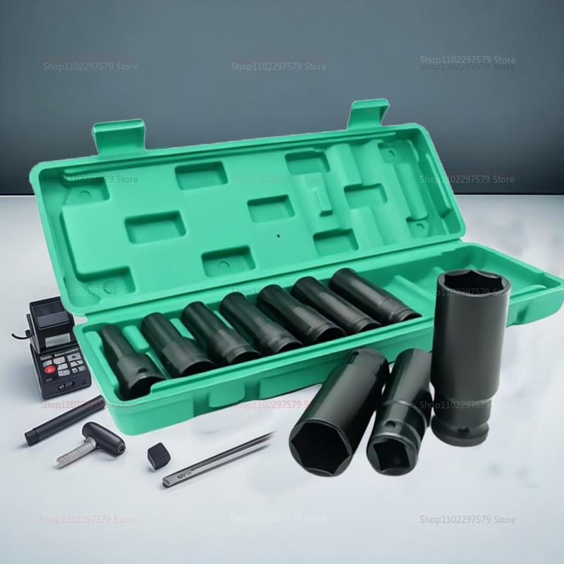 10-Piece Universal Socket Wrench Set Deep Slot Pneumatic Maintenance Tool Wrenches for Automotive Garage Repair and DIY