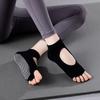 WEZHO Women's Non-Slip Open-Toe Yoga Socks