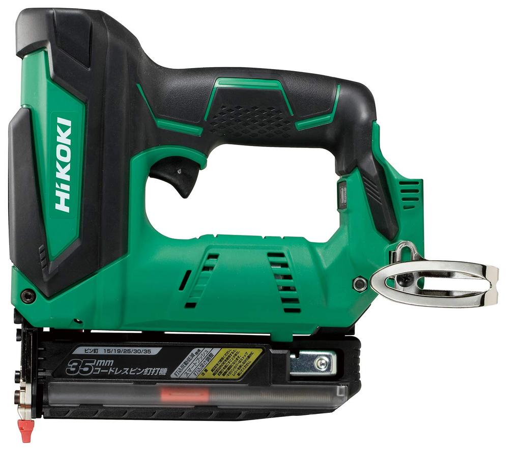 HiKOKI 18V Cordless Pin Nail Battery and Charger Sold (formerly HiKOKI) Gun, Rechargeable, Separately, NP18DSAL(NK)
