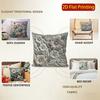 2D Floral Embroidered Pillow Covers With 3D Effect Pattern Cushion Cover Suitable For Sofa Bedroom Car Pillow Cover