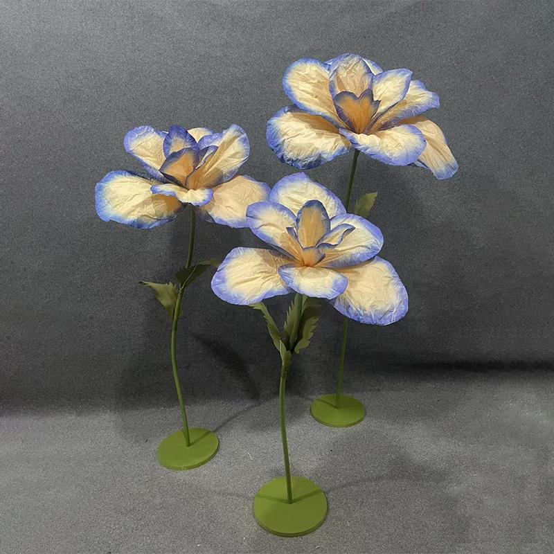 Giant Poppy Magnolia Paper Flowers - 3D Handmade Aisle Markers and Window Display Decor