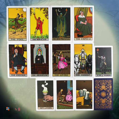 I.I.J. Sleepy Hollow Tarot (Headless Horseman Edition) The Legend of Sleepy Hollow Tarot, Waite Edition, 78 Cards, Tarot Reading, Japanese Instruction