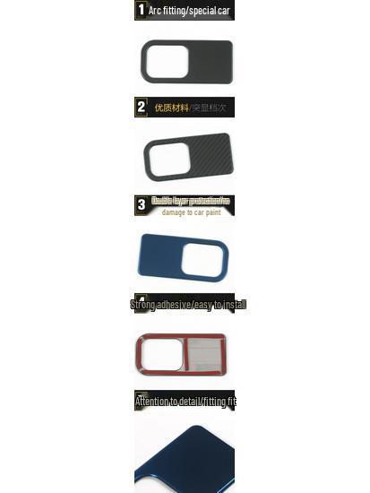 UNI-V Trunk Switch Sequins & Tailgate Button Decorative Sticker for 22 Models