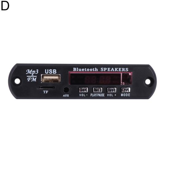Automobile MP3 Player FM Radio Bluetooth-compatible 5.0 Speaker Module Audio Decoder Board