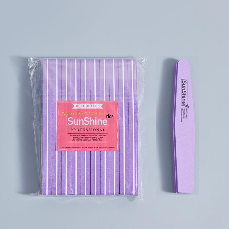 Sunshine Manicure Double-Sided Polishing and Buffing Sponge for Nail Surface Care