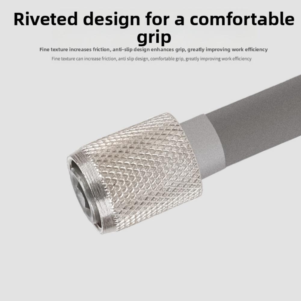 Round to Hex Shank Adapter Rods 5 Piece Set for Hammer Drills and Cordless Screwdrivers with Spring Lock Mechanism