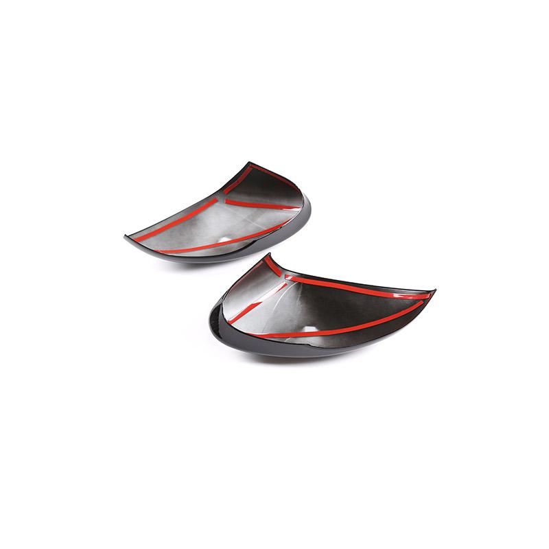 ABS Carbon Fiber/Black For Maserati Grecale 2026 2026 Car Rearview Side Mirror Decorate Cover Trim Sticker Exterior Accessorie