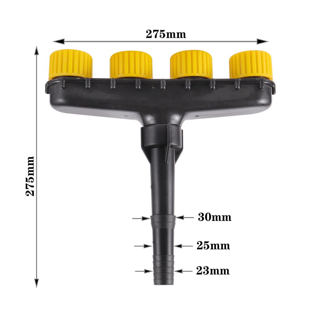 Garden Agriculture 3/4/5/6 Way High Flow Atomizing Nozzle 1" 1.2" Garden Lawn Sprinkler Farm Irrigation Spray Adjustable Nozzle