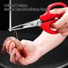 Shrimp Deveining Tool Compact Crab Scissors Shrimp Cleaner Tool Multifunctional Shrimp Deveiner Scissors Stainless Steel