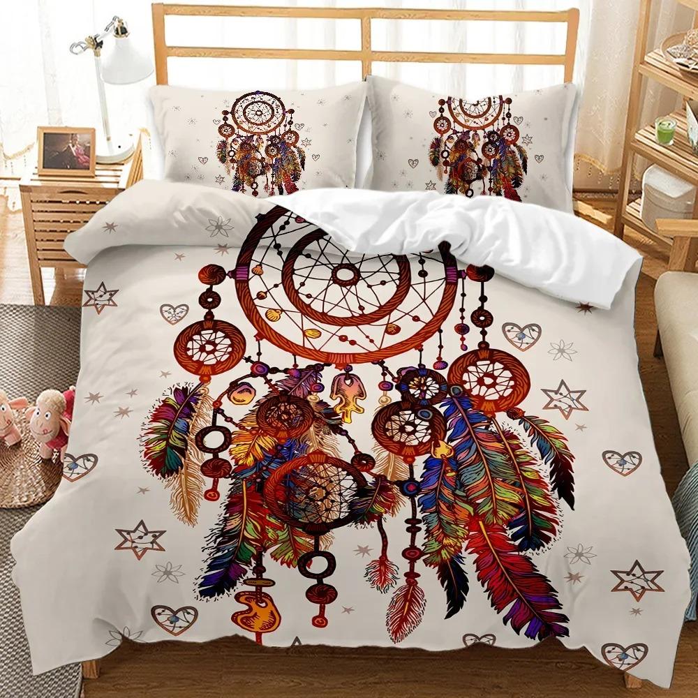 Dream Catcher Sengesett Elegant Bohemian Dynetrekk Queen 240x220 Etnisk Dynetrekk Enkelt Dobbelt King Dynetrekk Sengetrekk