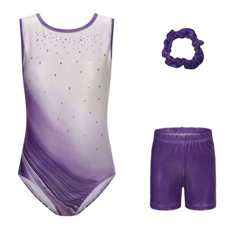 5-12 Jahre Kinder Mädchen Gymnastik-Leotard Performance-Outfit