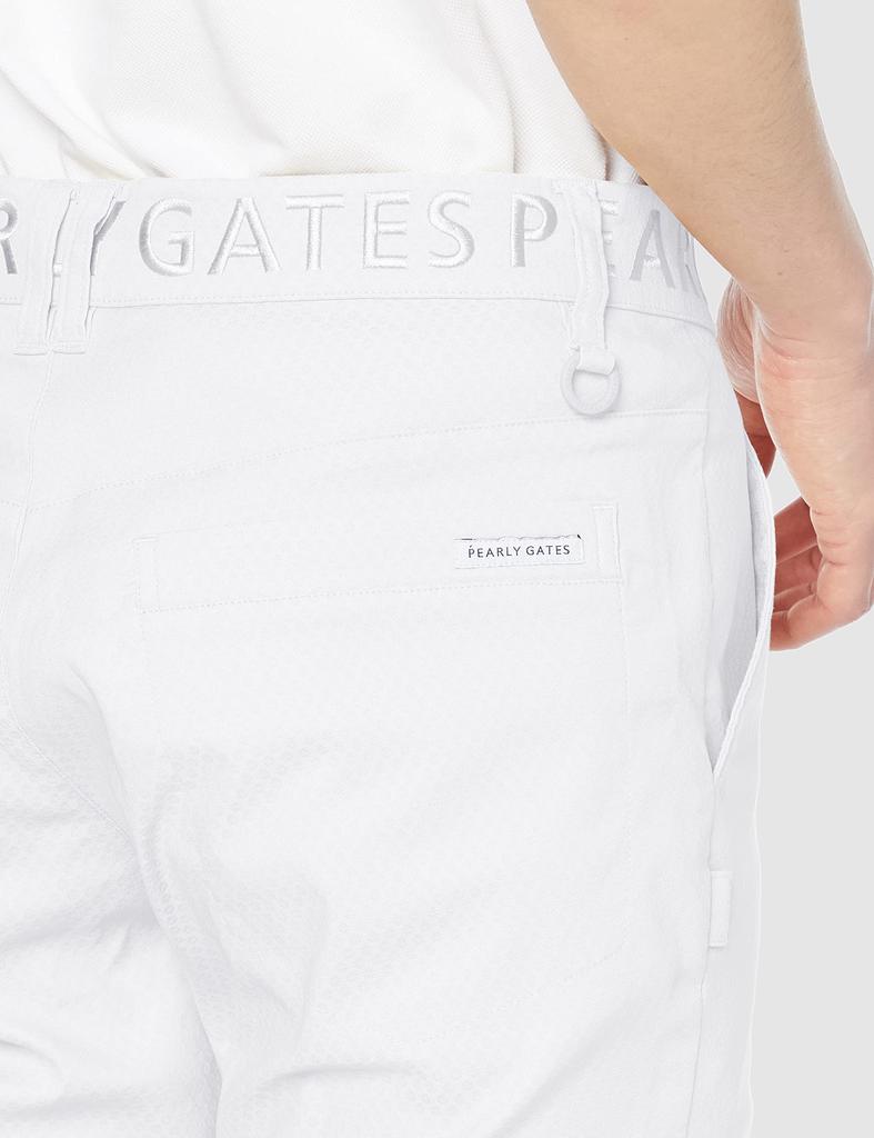 Long Pants Daisy Dobby and product washable 6 [PEARLY GATES] Men's C/#030 (White) Only Stain-resistant see-through, / 053-3131301 030_White [LL]