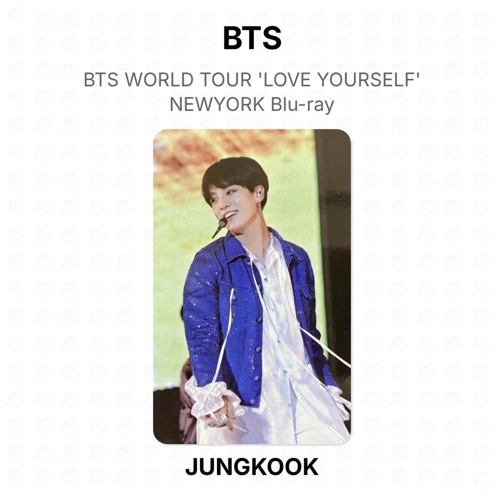 BTS BTS WORLD TOUR 'LOVE YOURSELF' NEWYORK Blu-ray Official Photocard