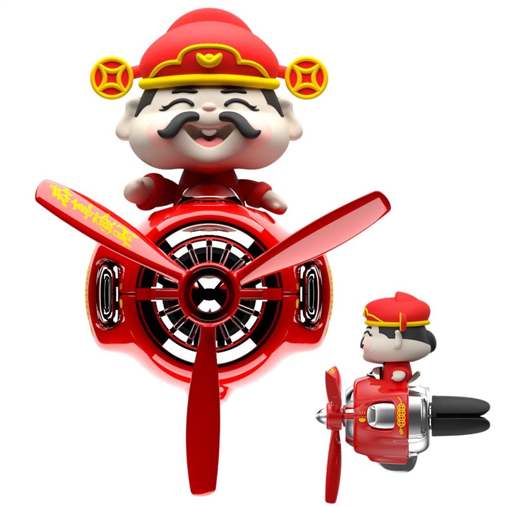 Propeller Car - New Year Rotating Propeller Clip, Pilot Car Air