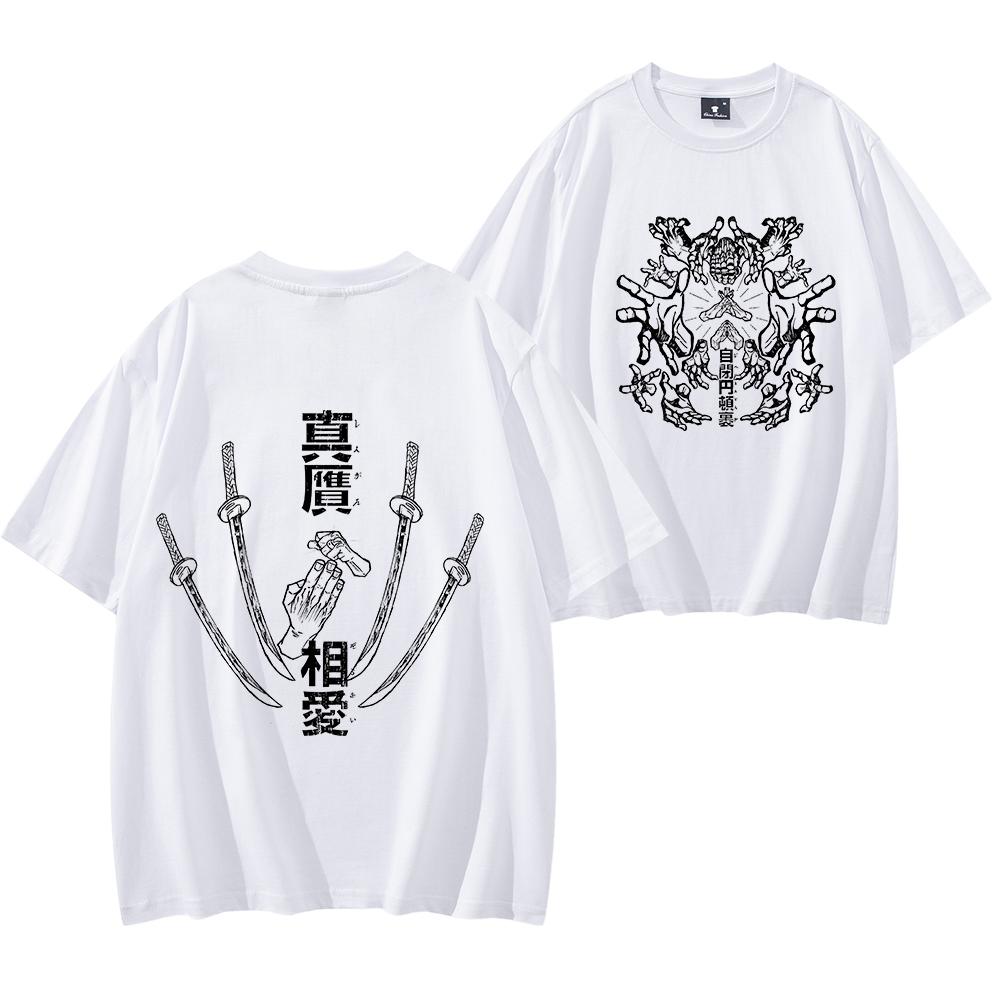 Anime Domain Expansion T-Shirt Men Women Short Sleeve Streetwear Hip Hop Tops Y2K Clothes Unisex Anime Shirt Men Casual Tees